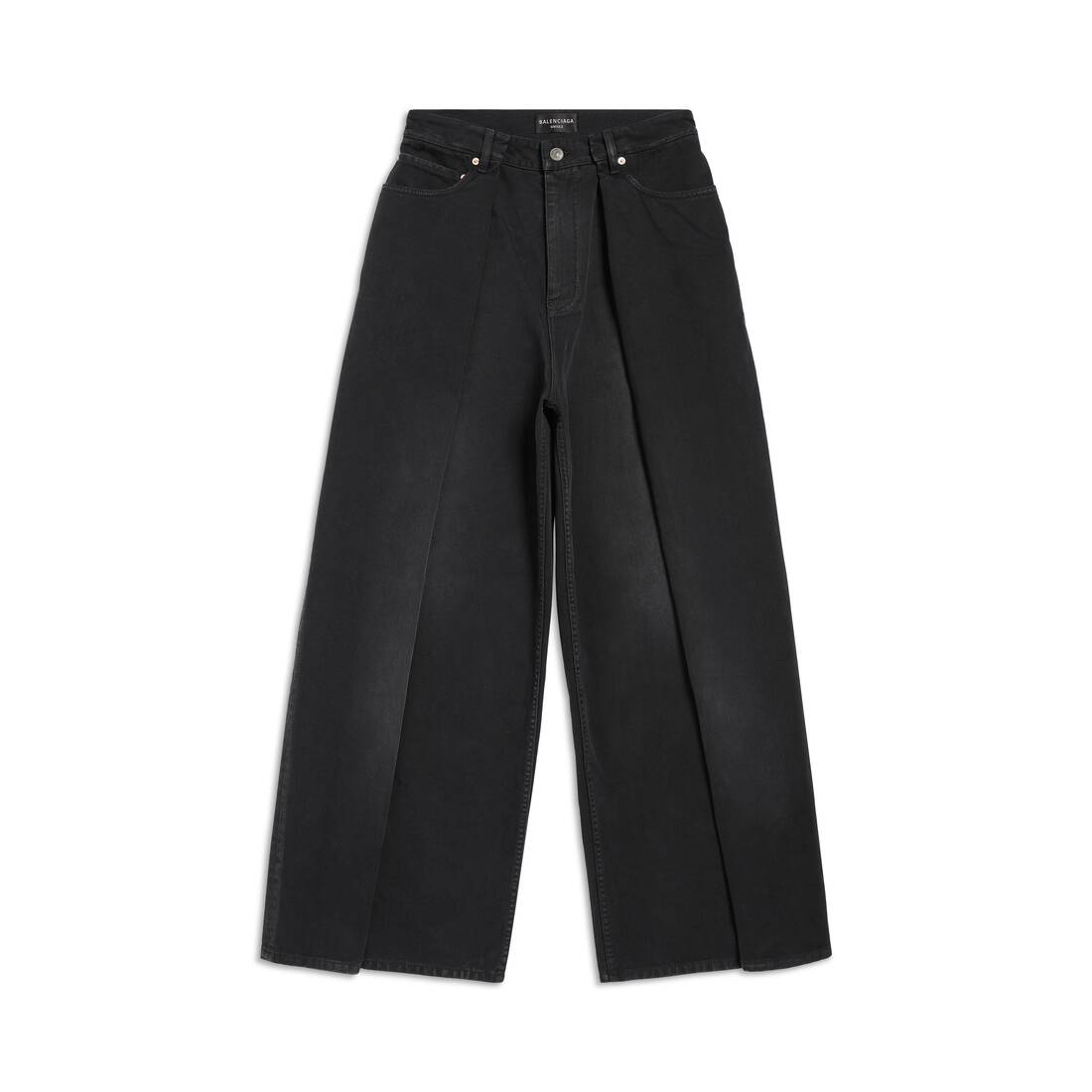 Double Side Pants in Black Faded - 1