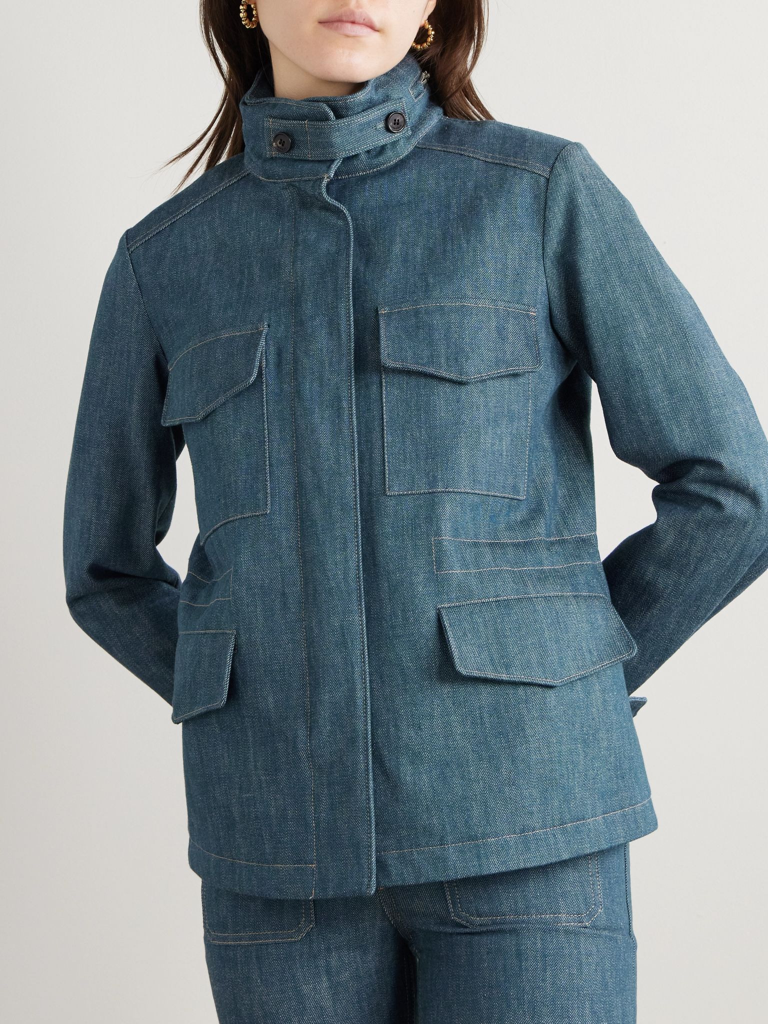 Traveller denim jacket Mid denim - 3