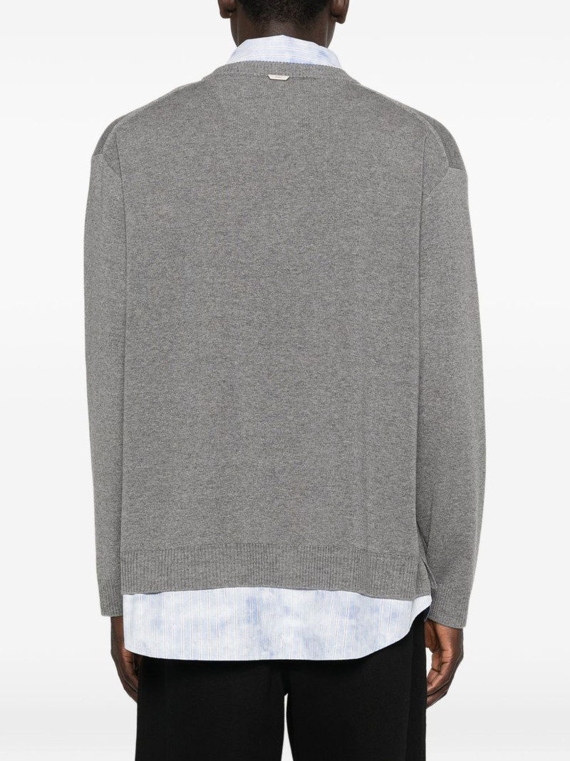 shirt-detail sweater 4