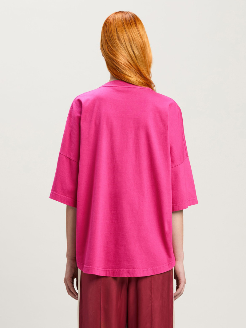 Neck logo loose fit T-shirt 5