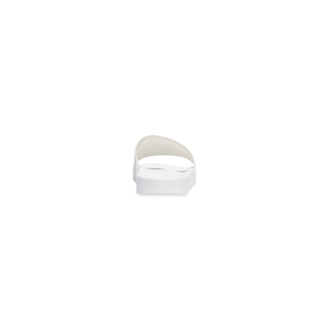Women's Pool Slide Sandal in White Black - 4