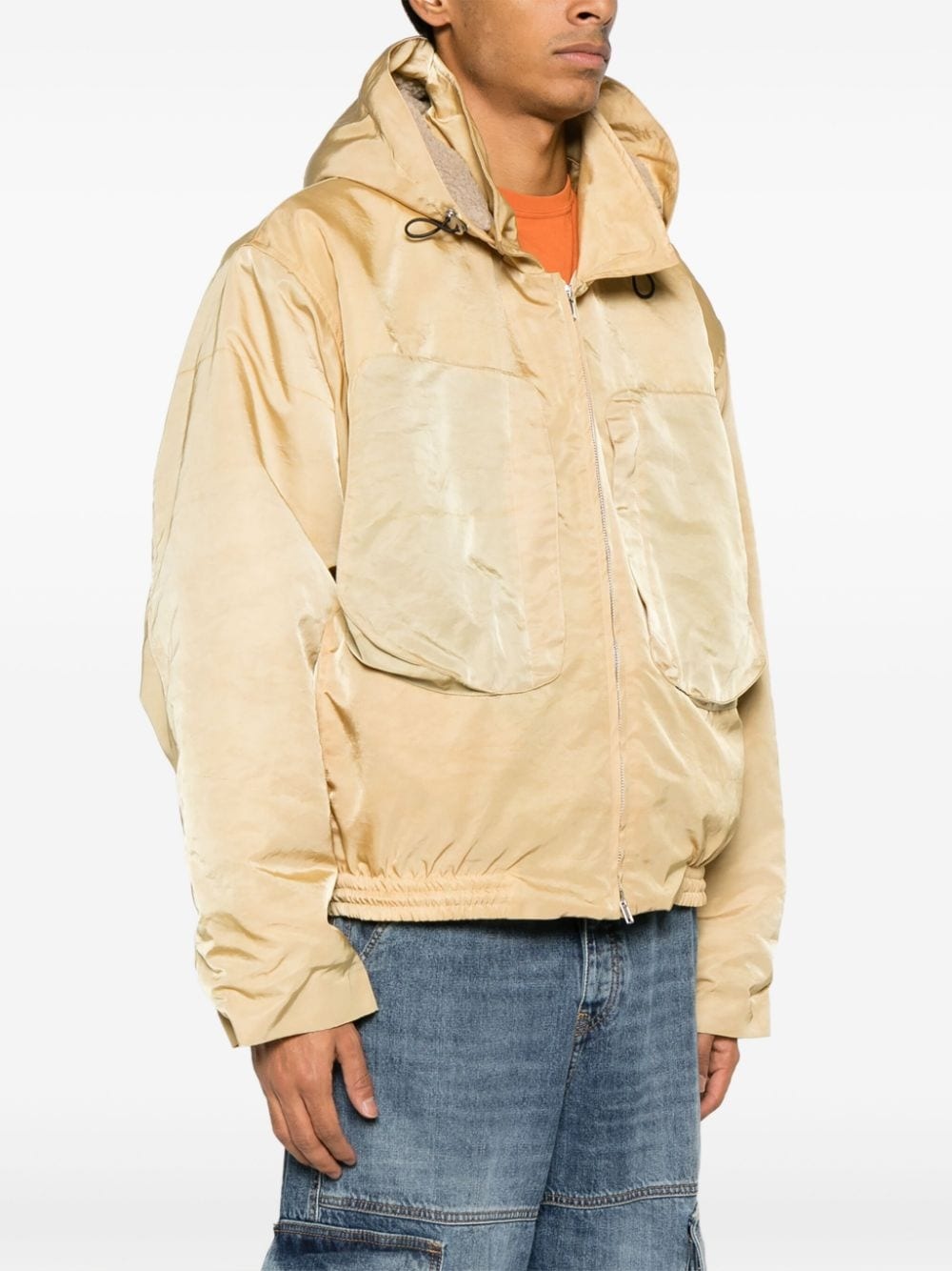 panelled hooded jacket - 3