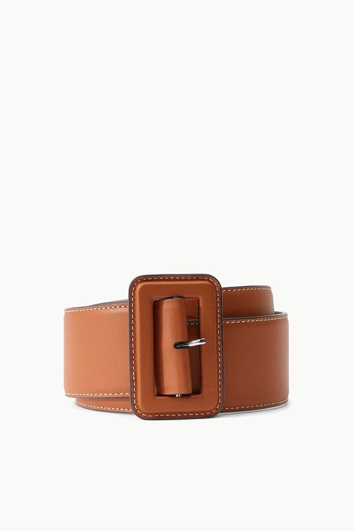 STAUD WIDE WAIST BELT TAN - 1