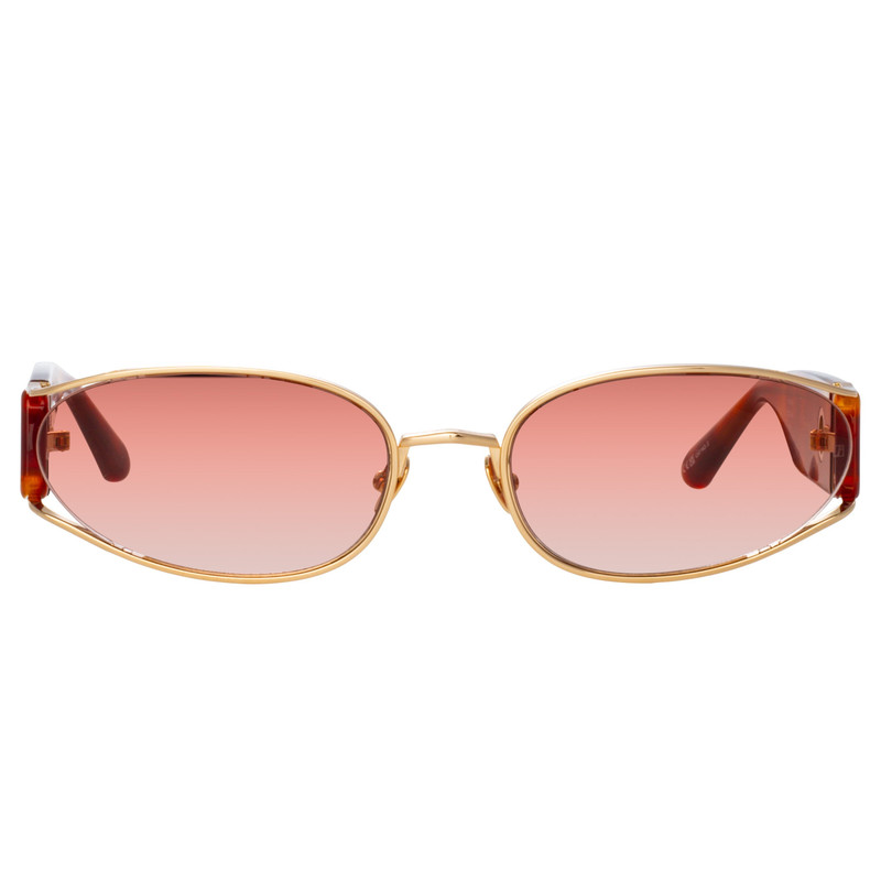 SHELBY CAT EYE SUNGLASSES IN AMBER TORTOISESHELL - 1