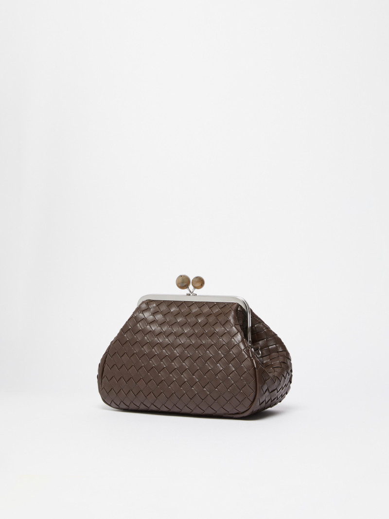 WEEKEND Max Mara PANCIA1 Medium Pasticcino Bag in woven leather outlook