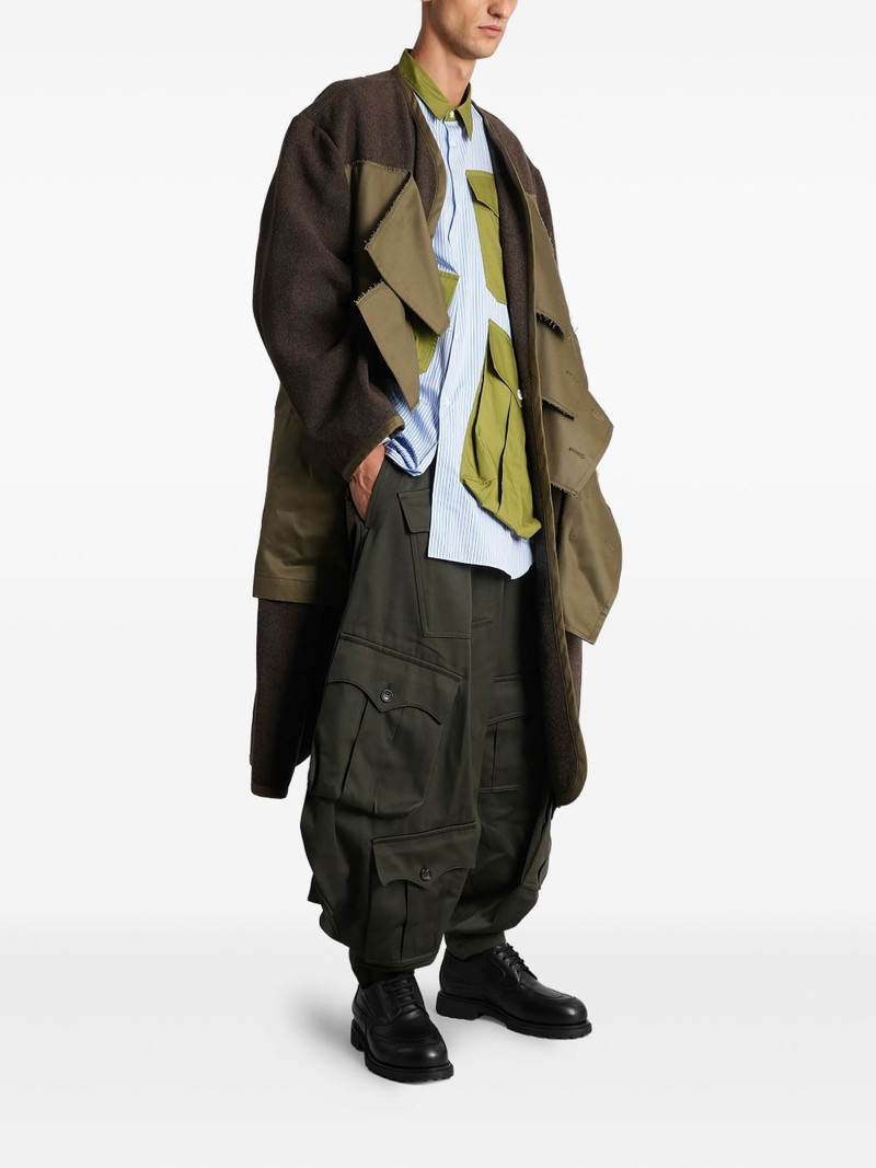 Comme des Garçons Homme Plus buttoned multi-pocket trousers outlook