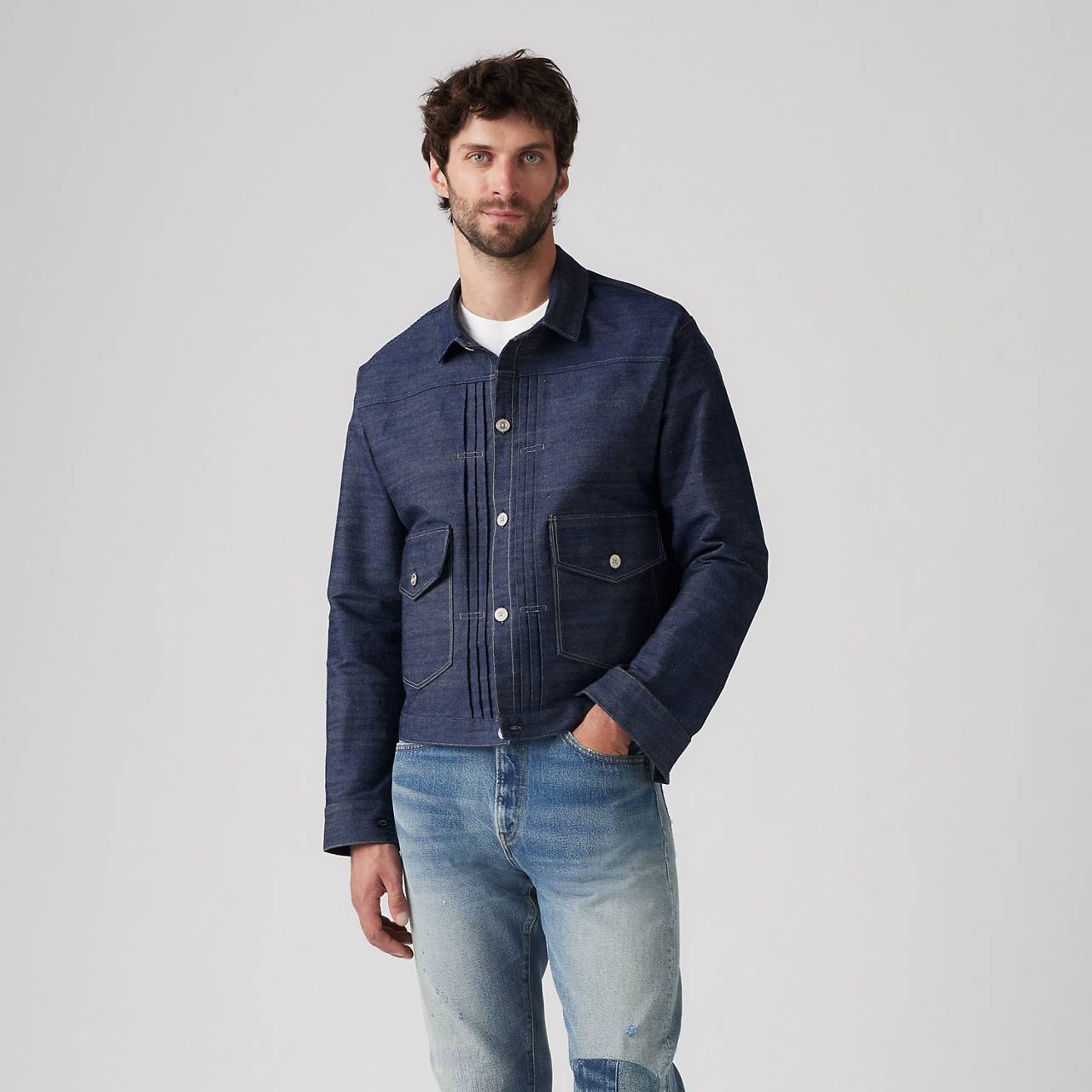 1879 PLEATED TRUCKER JACKET - 2