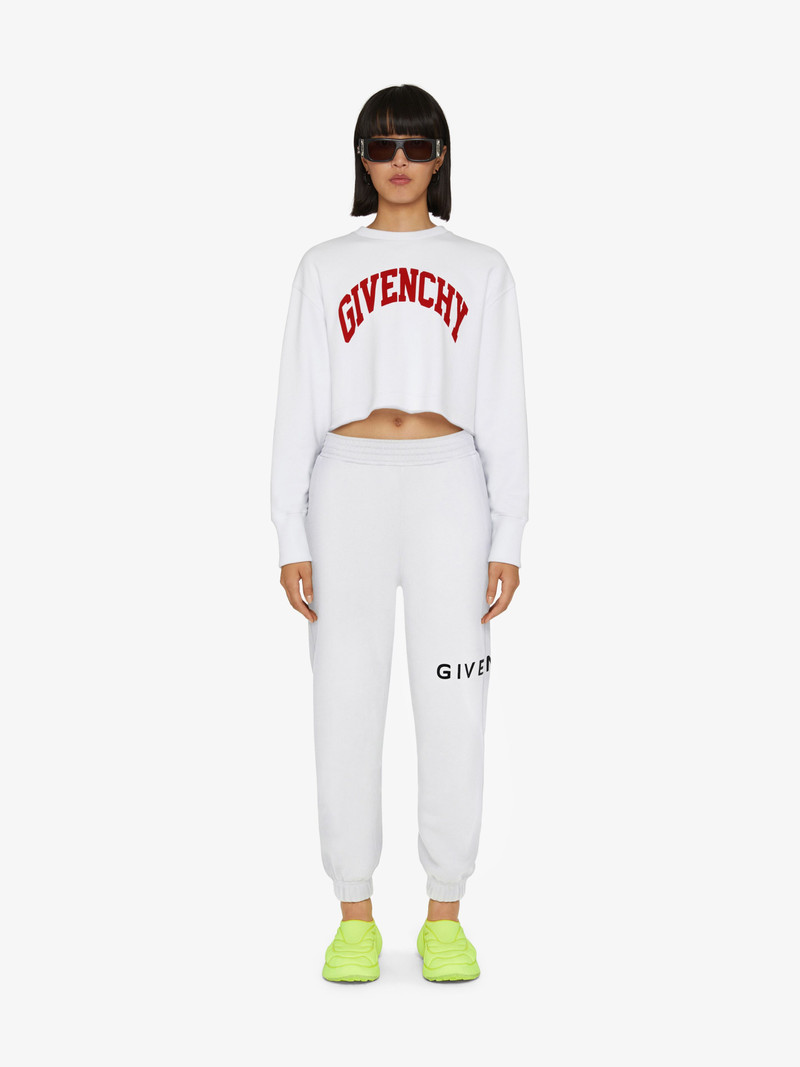 Givenchy GIVENCHY ARCHETYPE SLIM FIT JOGGER PANTS IN FLEECE outlook