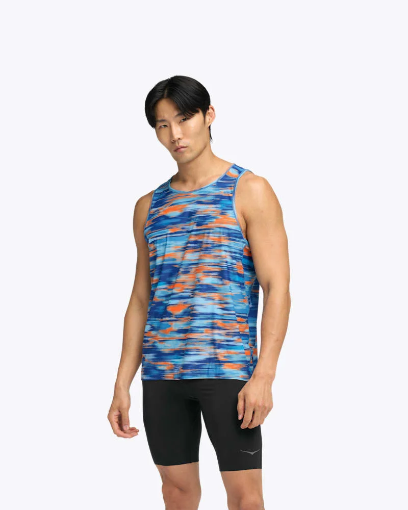 Men's Airolite Tank 2.0 Top in Blue Blurr - 1