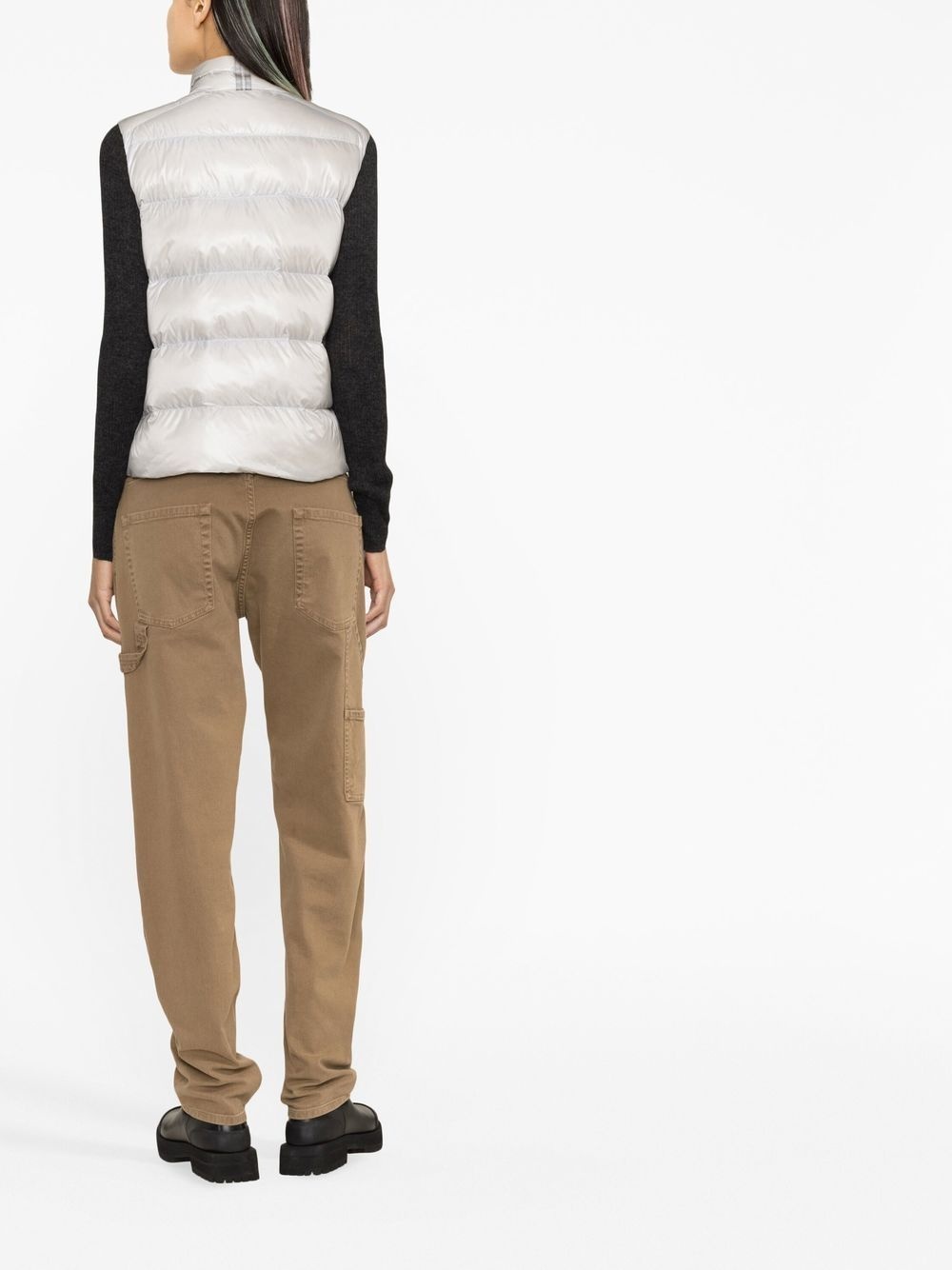 Cypress logo-patch padded gilet - 3