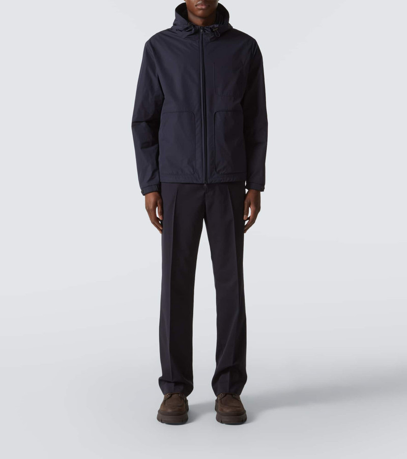 Moncler Sportivo wool-blend straight pants outlook