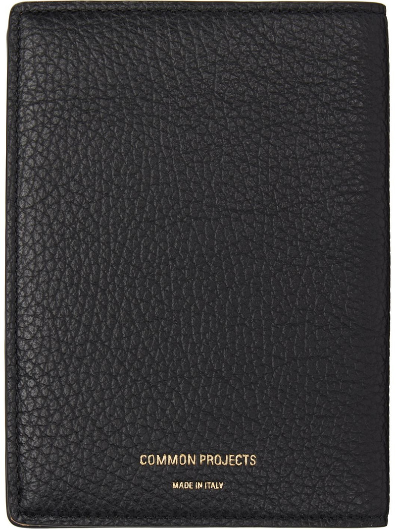 Black Folio Passport Holder 1