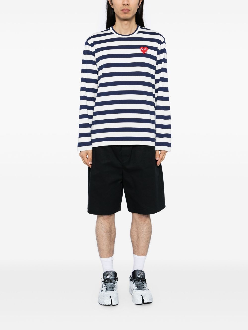 striped T-shirt - 3