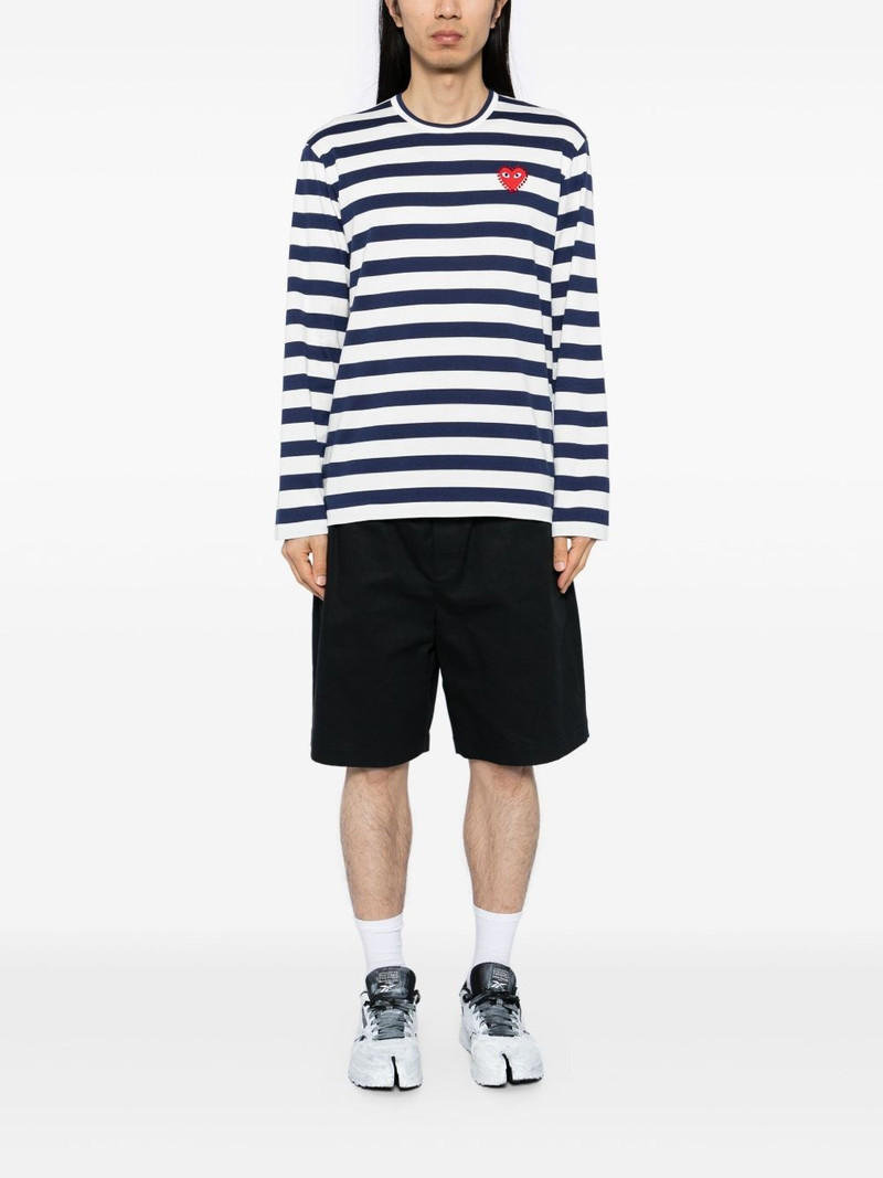Comme des Garçons PLAY striped T-shirt outlook