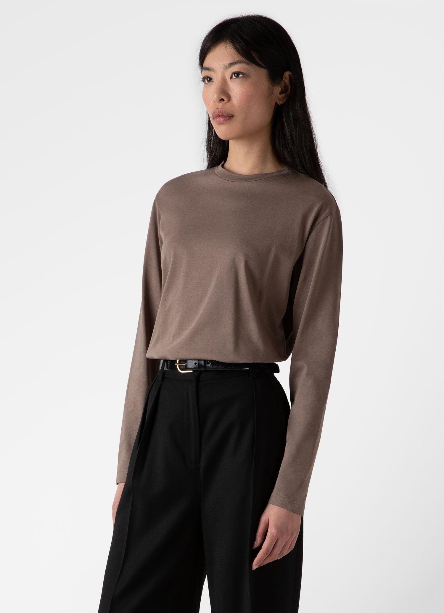 Long Sleeve Boy Fit T‑shirt - 1