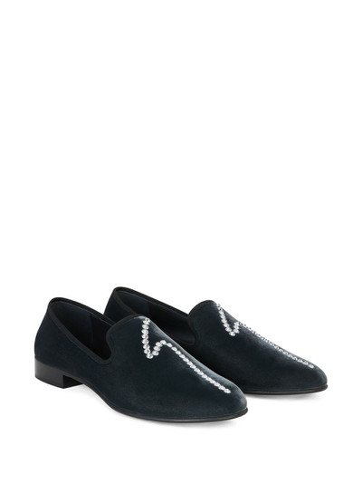 Giuseppe Zanotti G-Lewis embellished loafers outlook