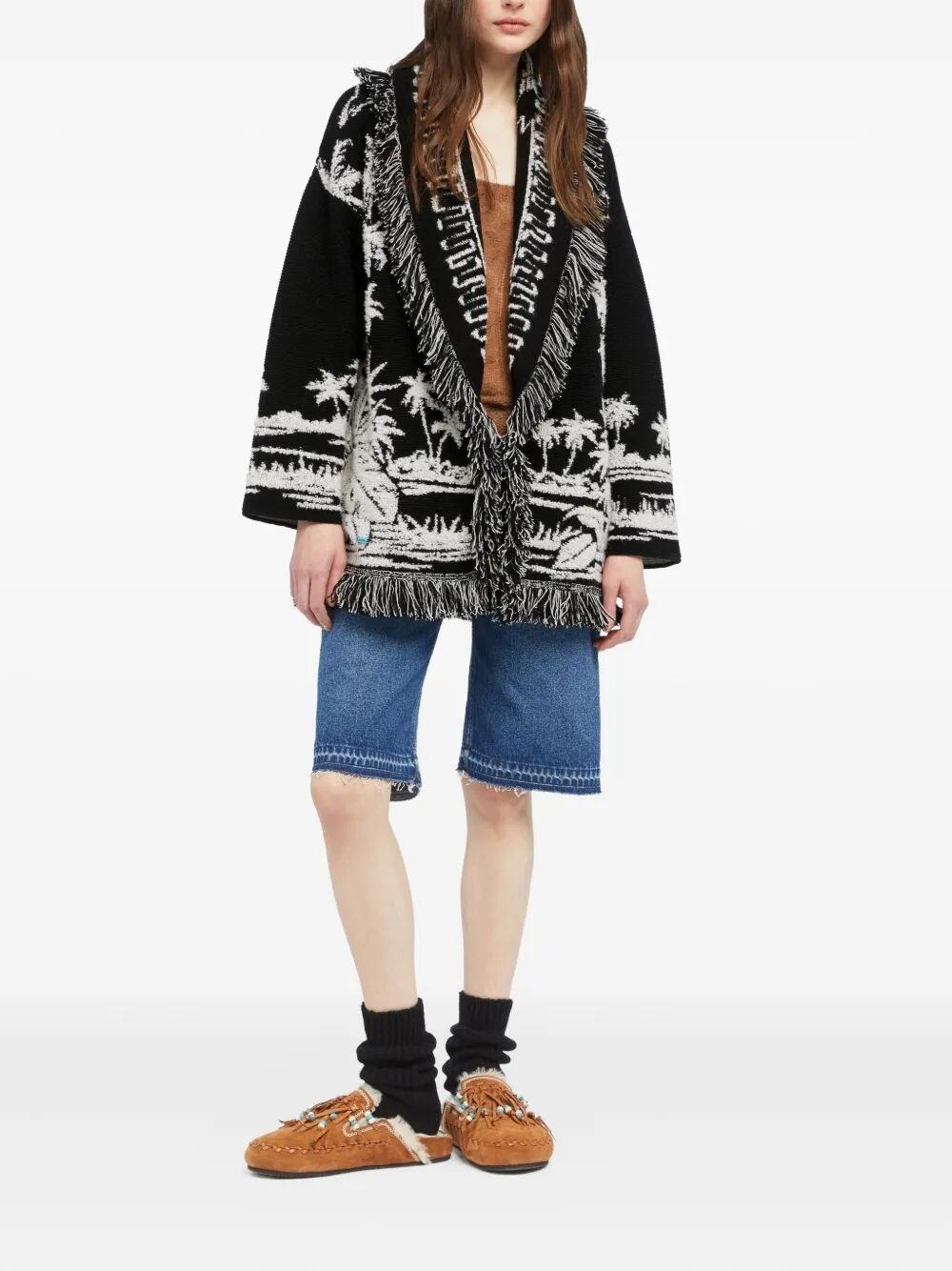`Palm Grove Tales` Cardigan - 2