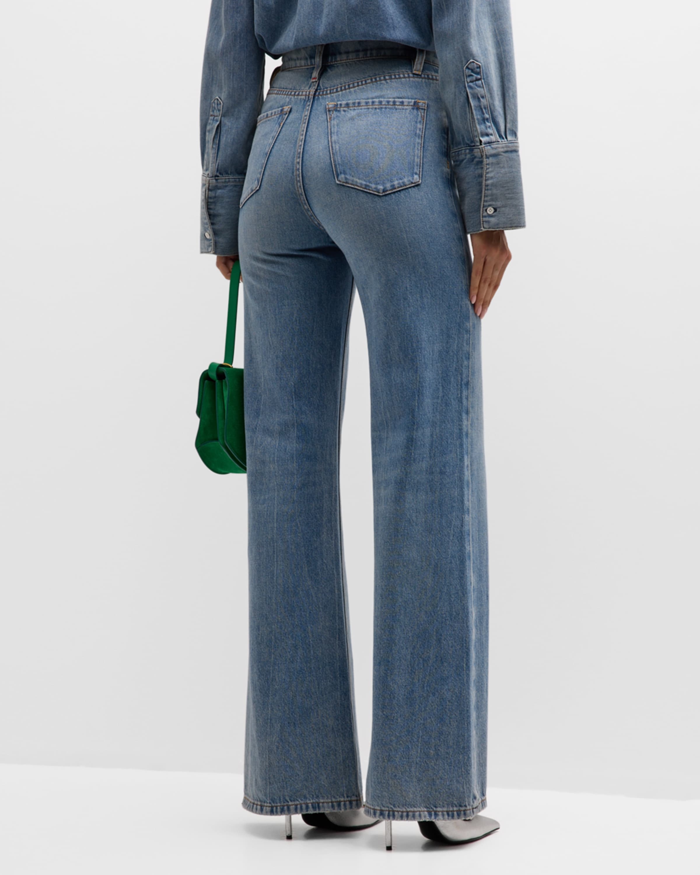 Weezy High-Rise Wide-Leg Jeans - 4