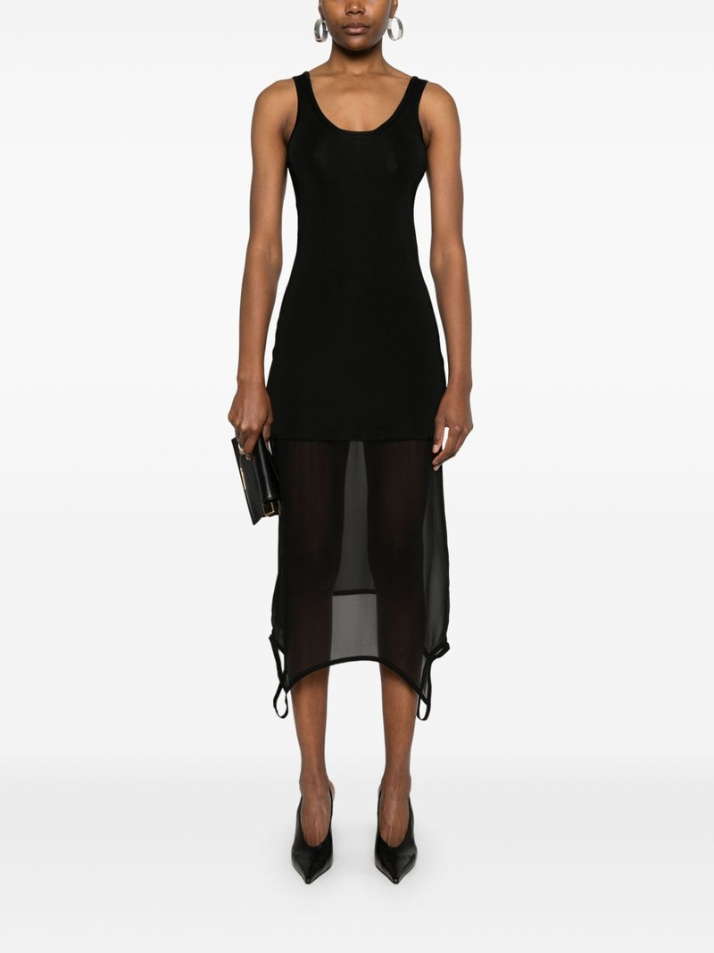 FENDI trompe-l’oeil-effect midi dress outlook