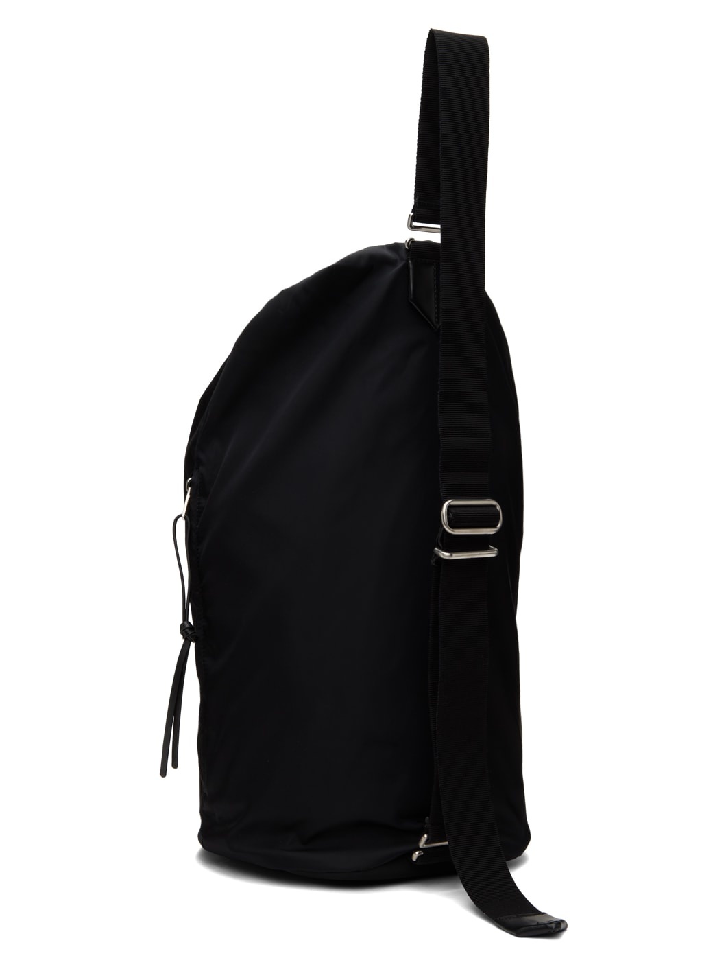 Black Drawstring Bag - 3