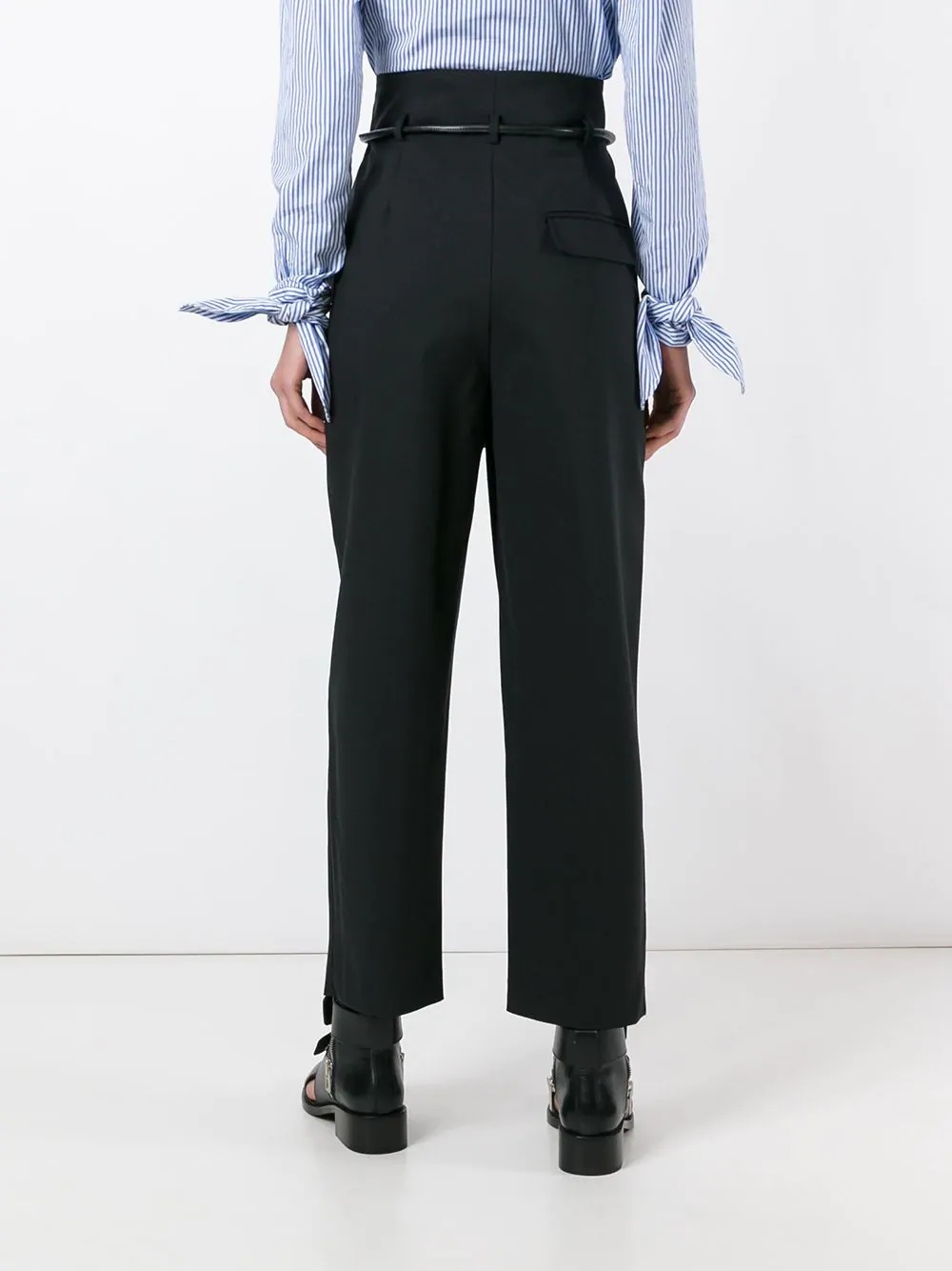 Origami pleated trousers - 4