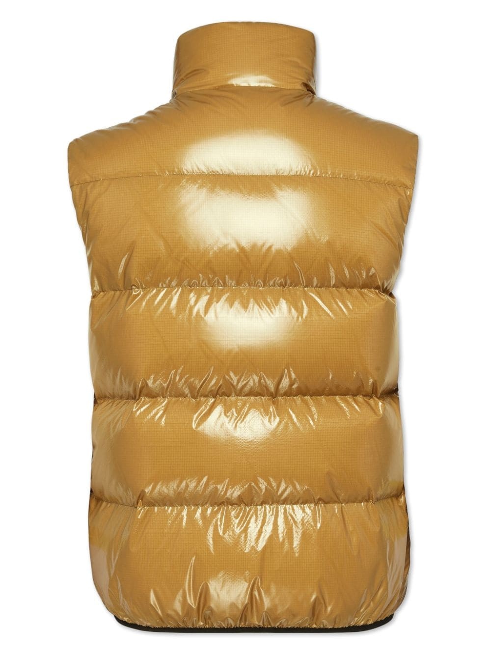 high-neck padded vest - 2