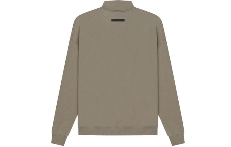 Fear of God Essentials SS21 Pull-Over Mockneck Taupe FOG-SS21-553 - 3