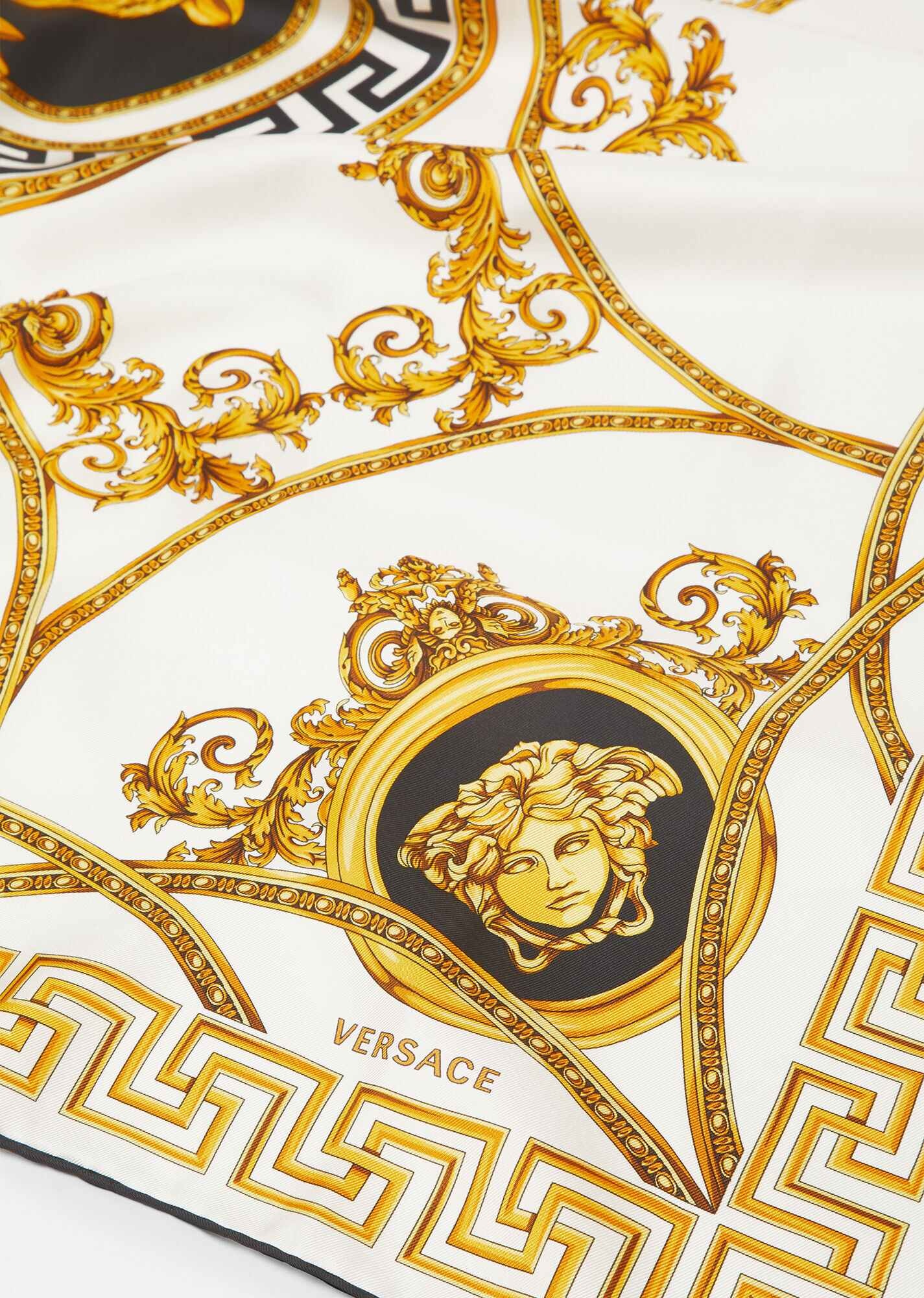 La Coupe des Dieux Print Silk Foulard - 3