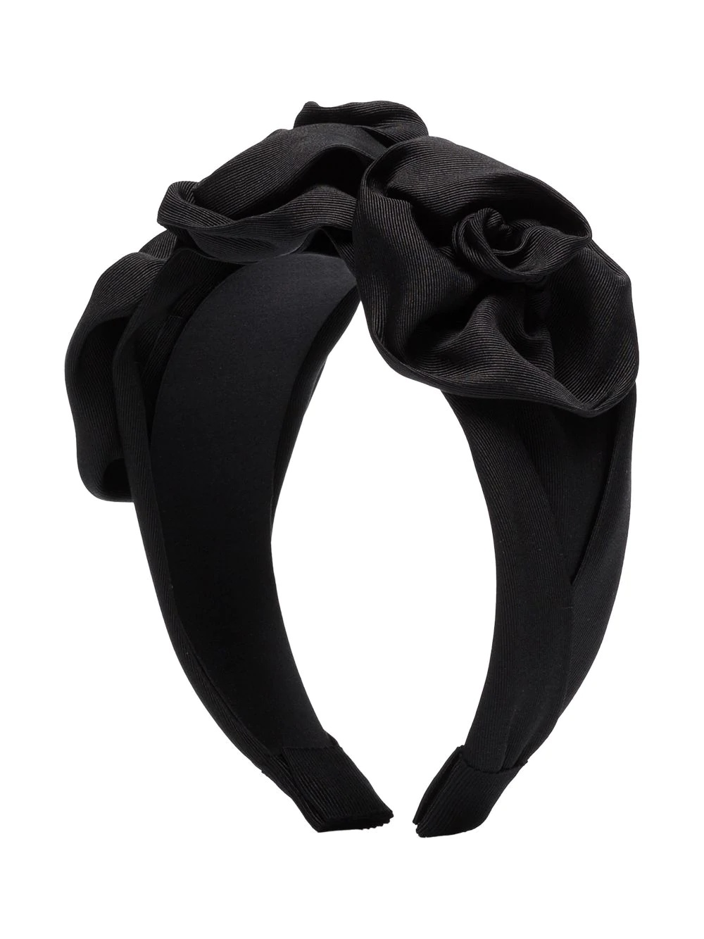 oversized rose appliqué headband - 1