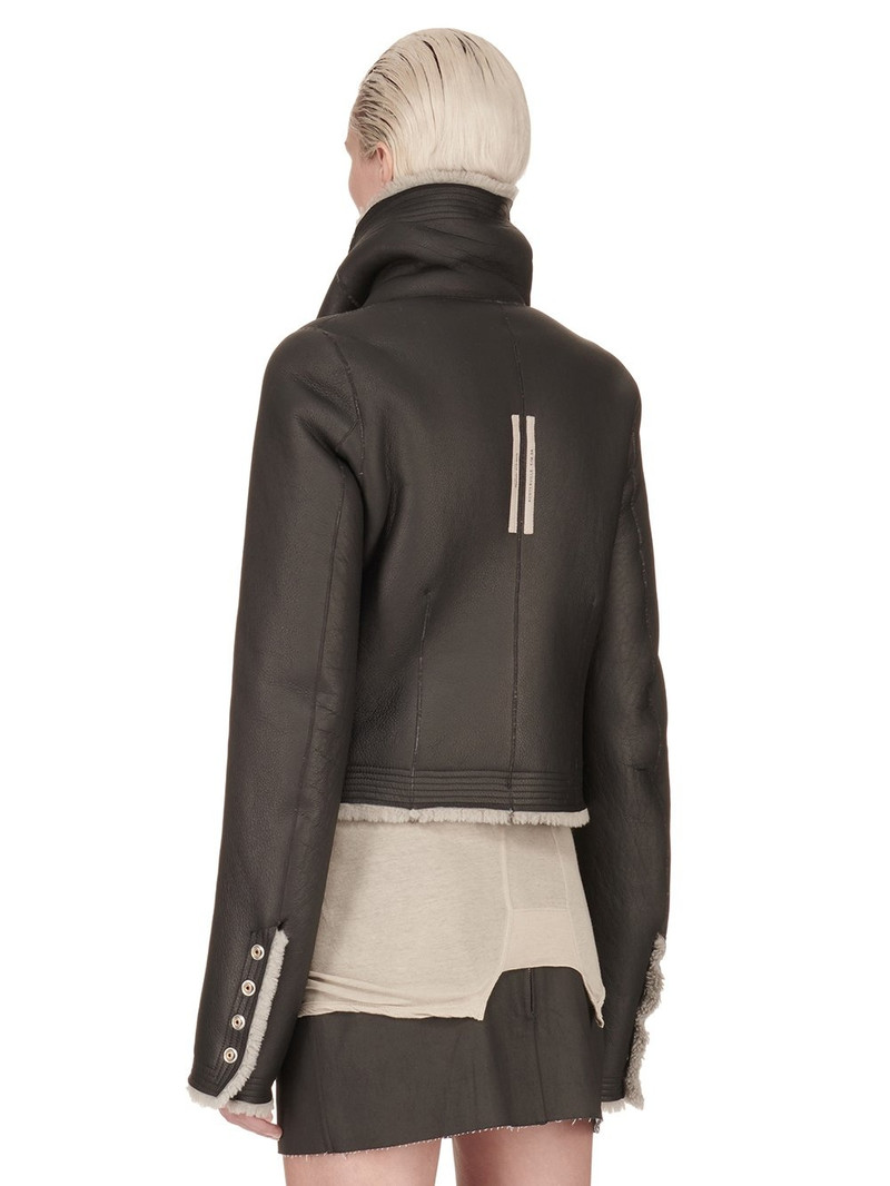 Sheepskin biker jacket 3