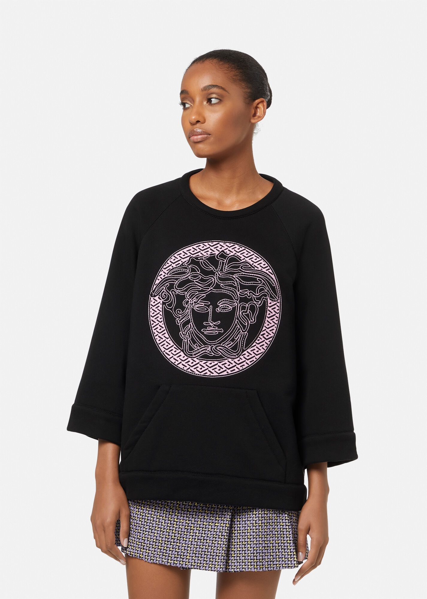 Medusa Crystal Oversized Sweatshirt - 2