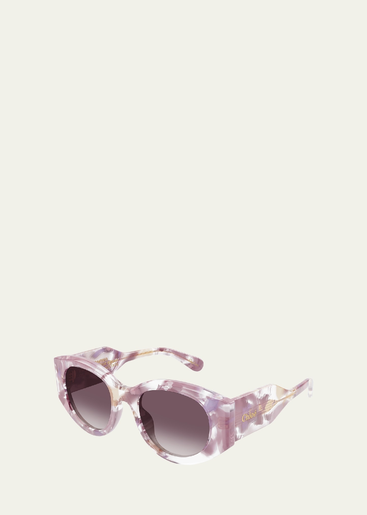 Round Acetate Sunglasses - 2