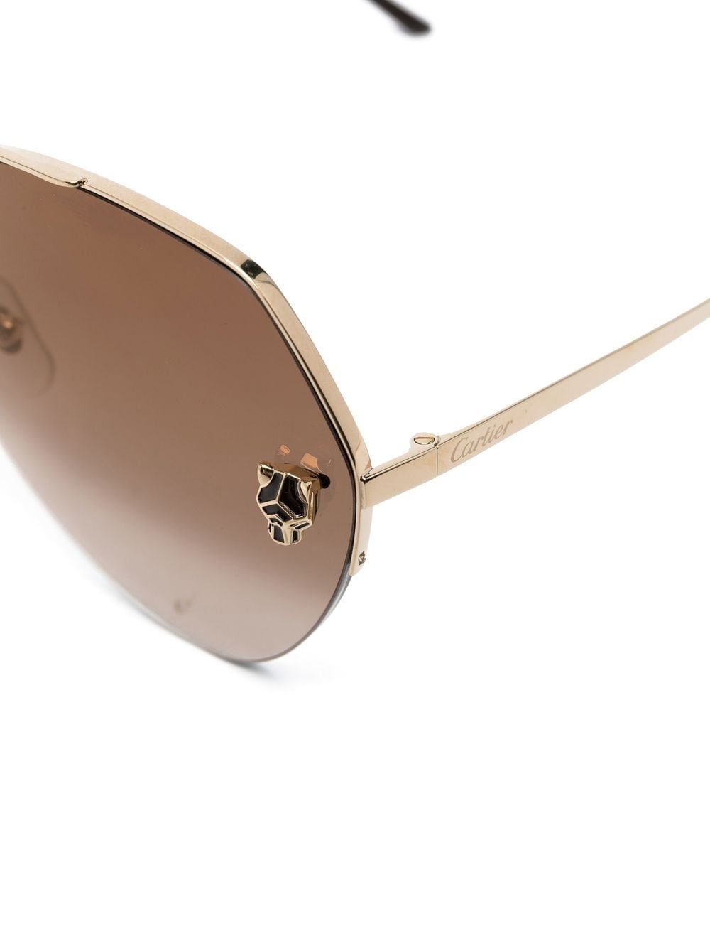 panther head-detail sunglasses - 3