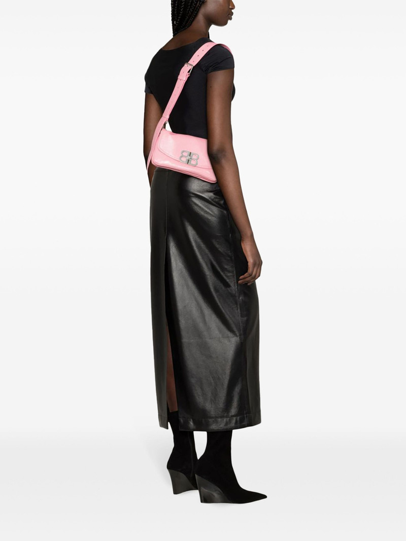 BALENCIAGA small BB Soft Flap leather shoulder bag outlook