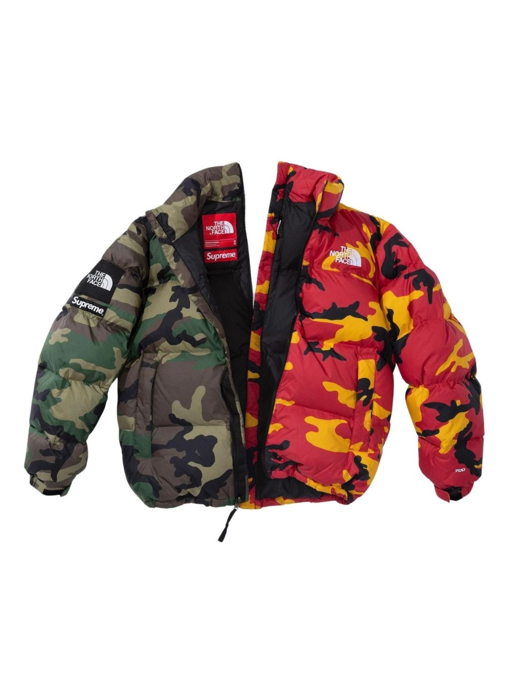 x The North Face Split Nuptse jacket - 2