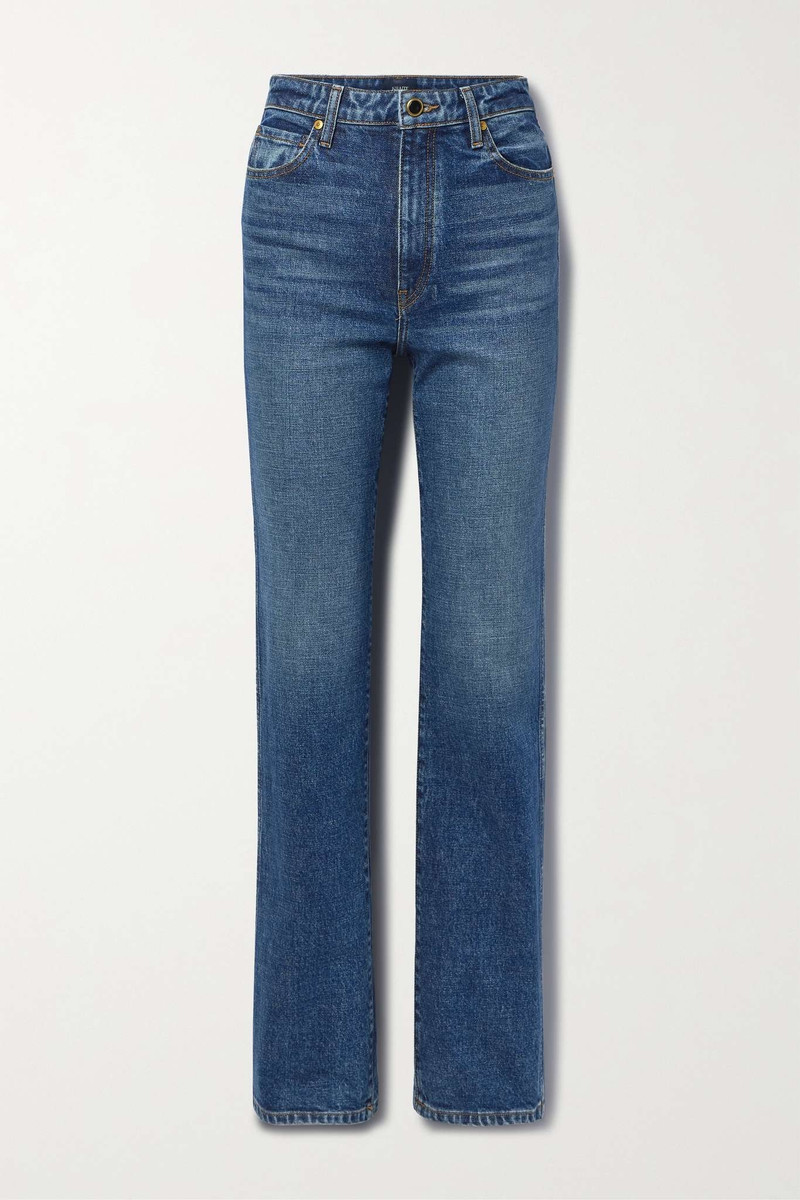 Danielle high-rise slim-leg jeans - 1