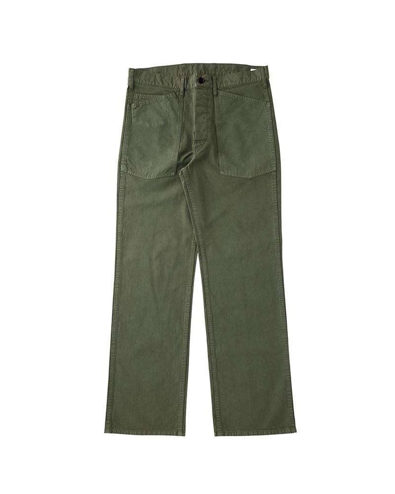 CARPENTER PANTS DMGD OLIVE - 1
