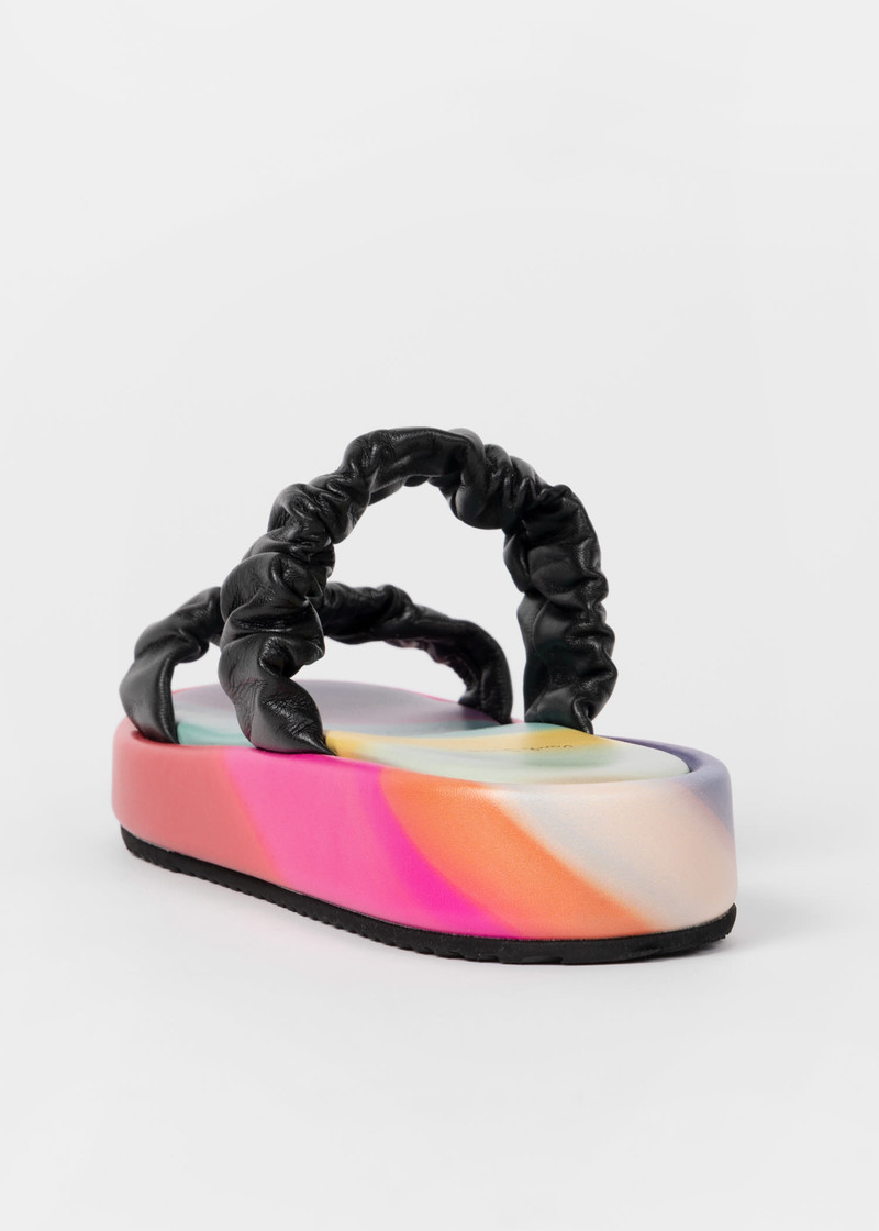 Leather 'Spray Swirl' 'Maple' Sandals 3