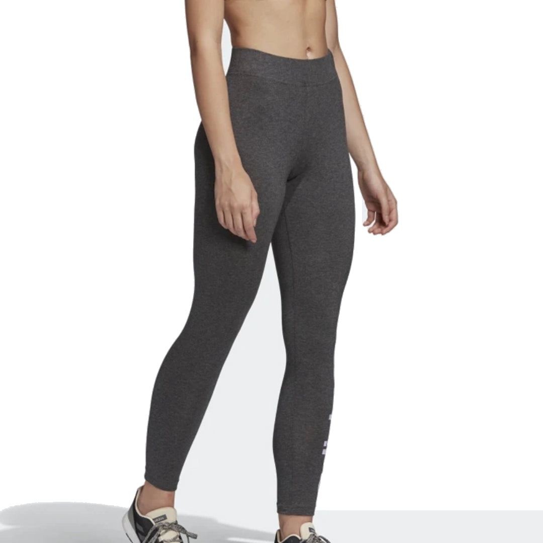 (WMNS) adidas Essentials Linear Leggings Asia Sizing 'Grey' FM6689 - 3