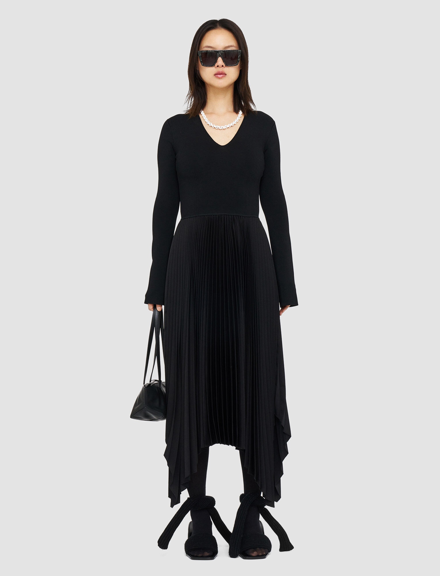 Knit Weave Plissé Dubois Dress - 2