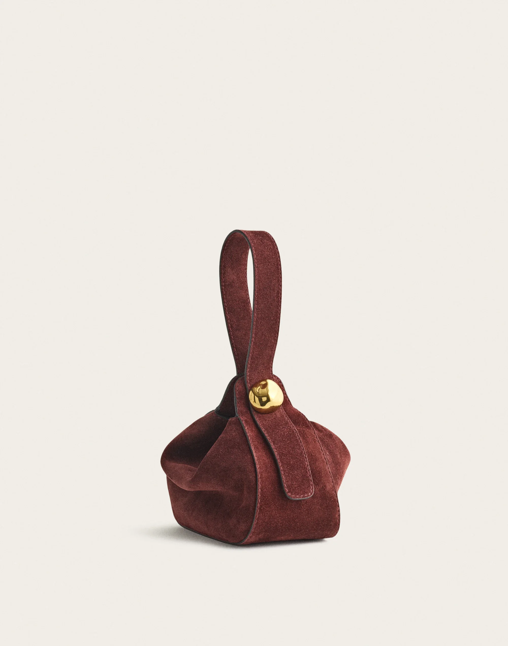 The Sculpted Metal Wristlet Bag - 1