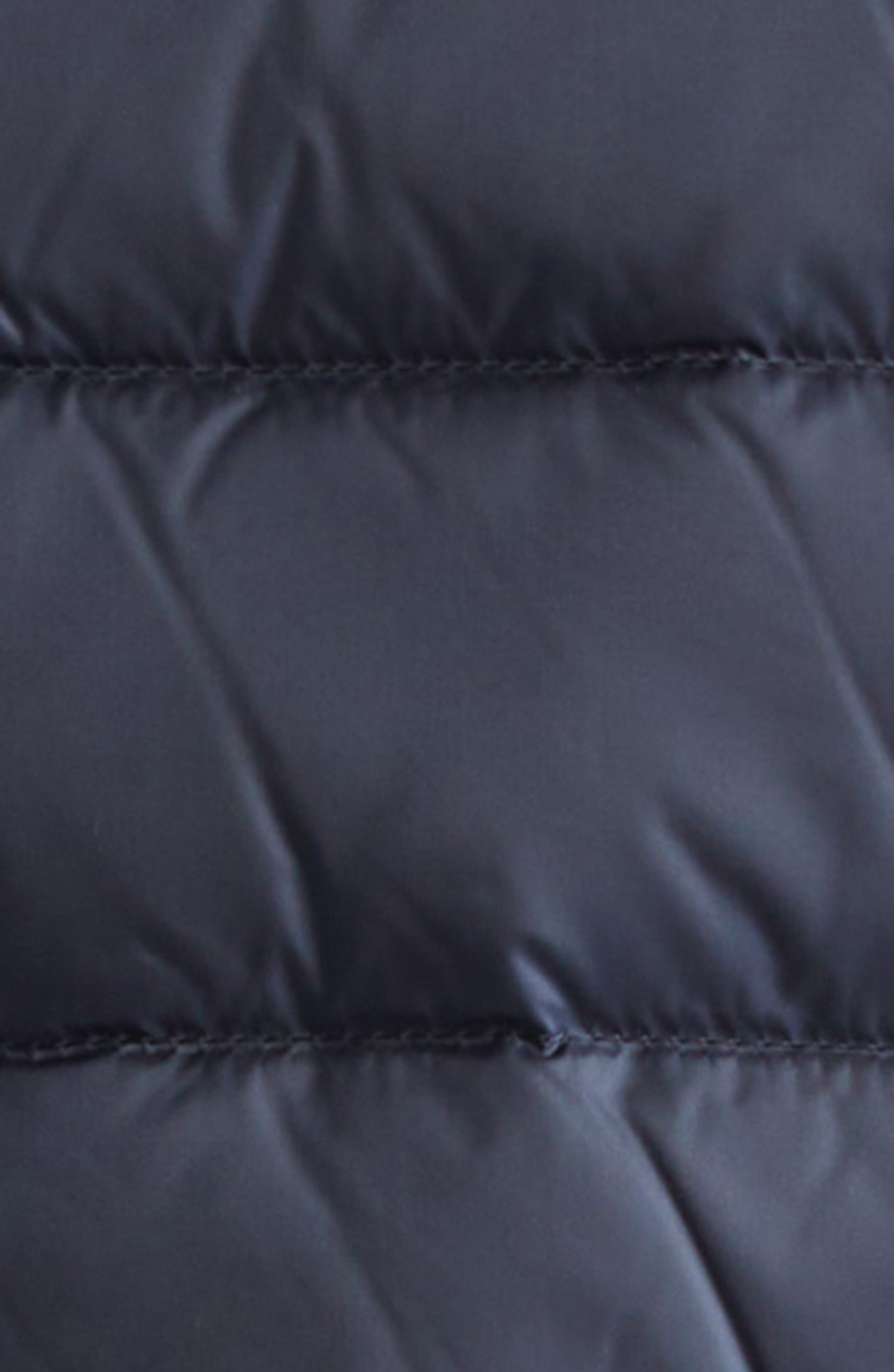 Moncler Trompe l'Oeil Bouclé Knit & Down Cardigan in Navy Blue at Nordstrom - 6