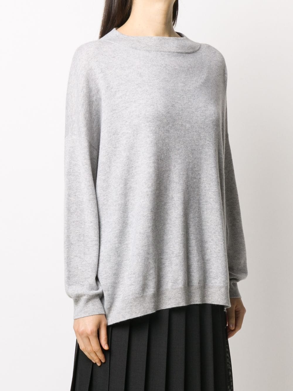 long crew-neck jumper - 3