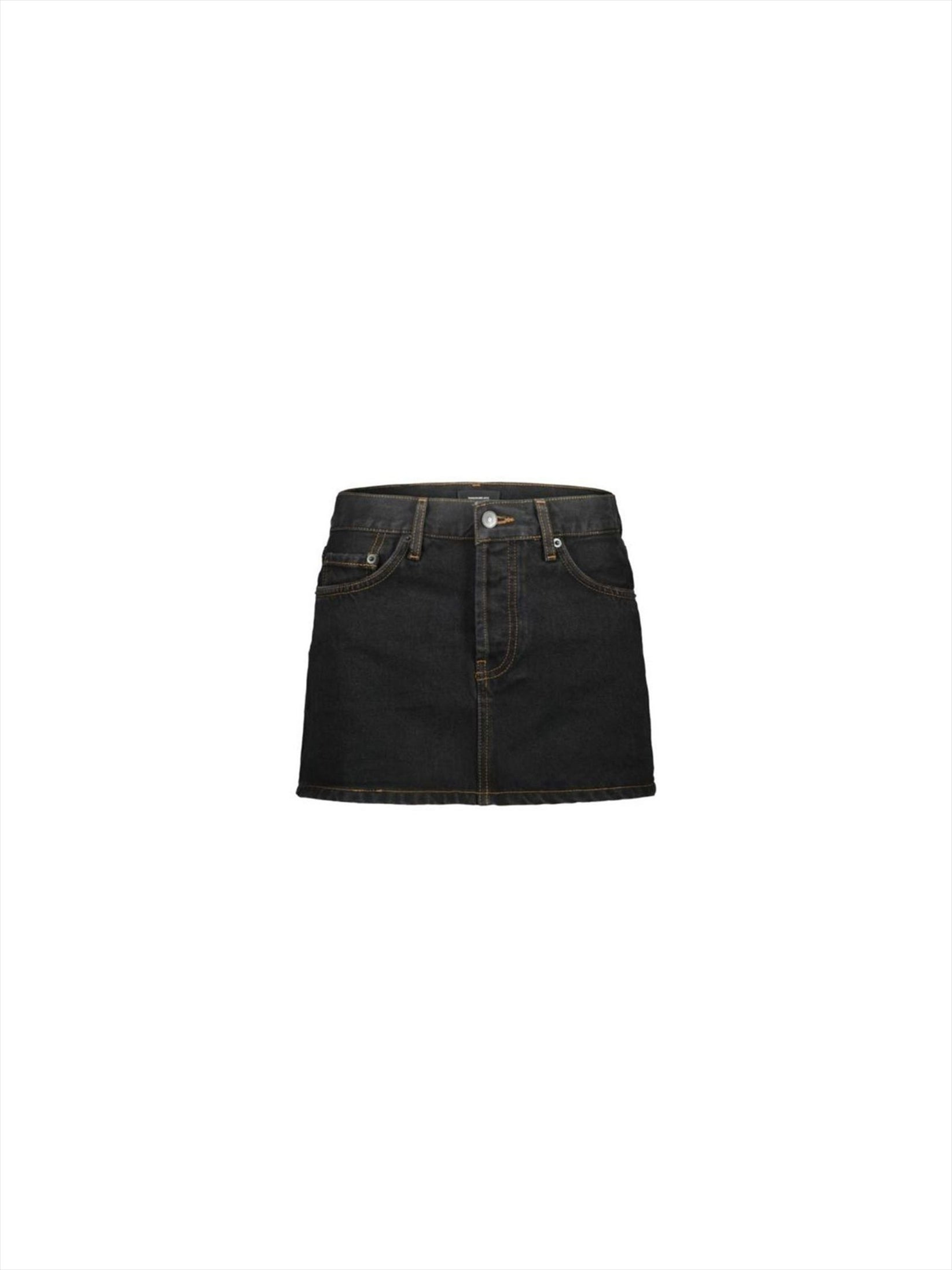 DENIM MICRO MINI SKIRT - 2