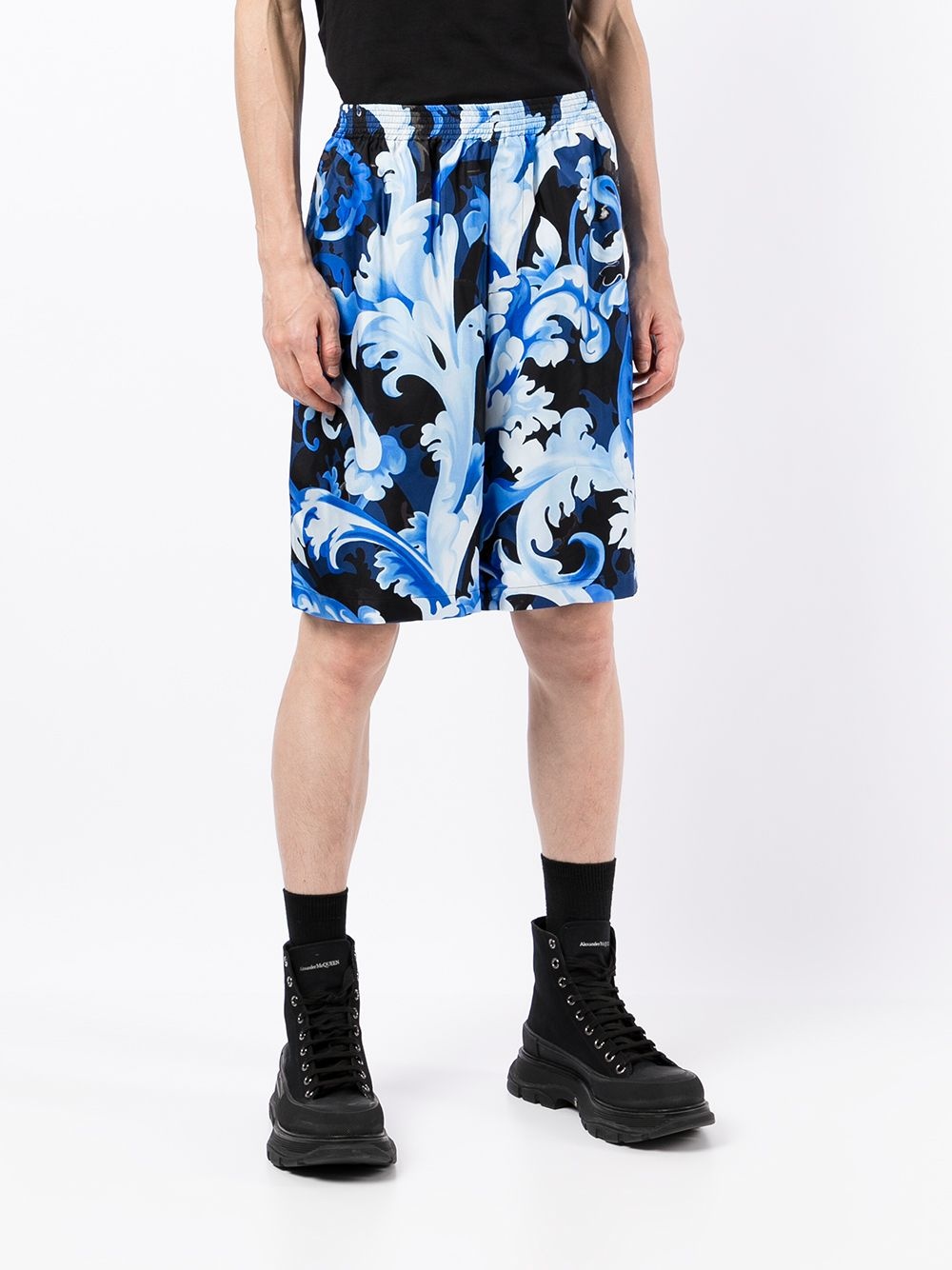 Baroccoflage-print bermuda shorts - 3