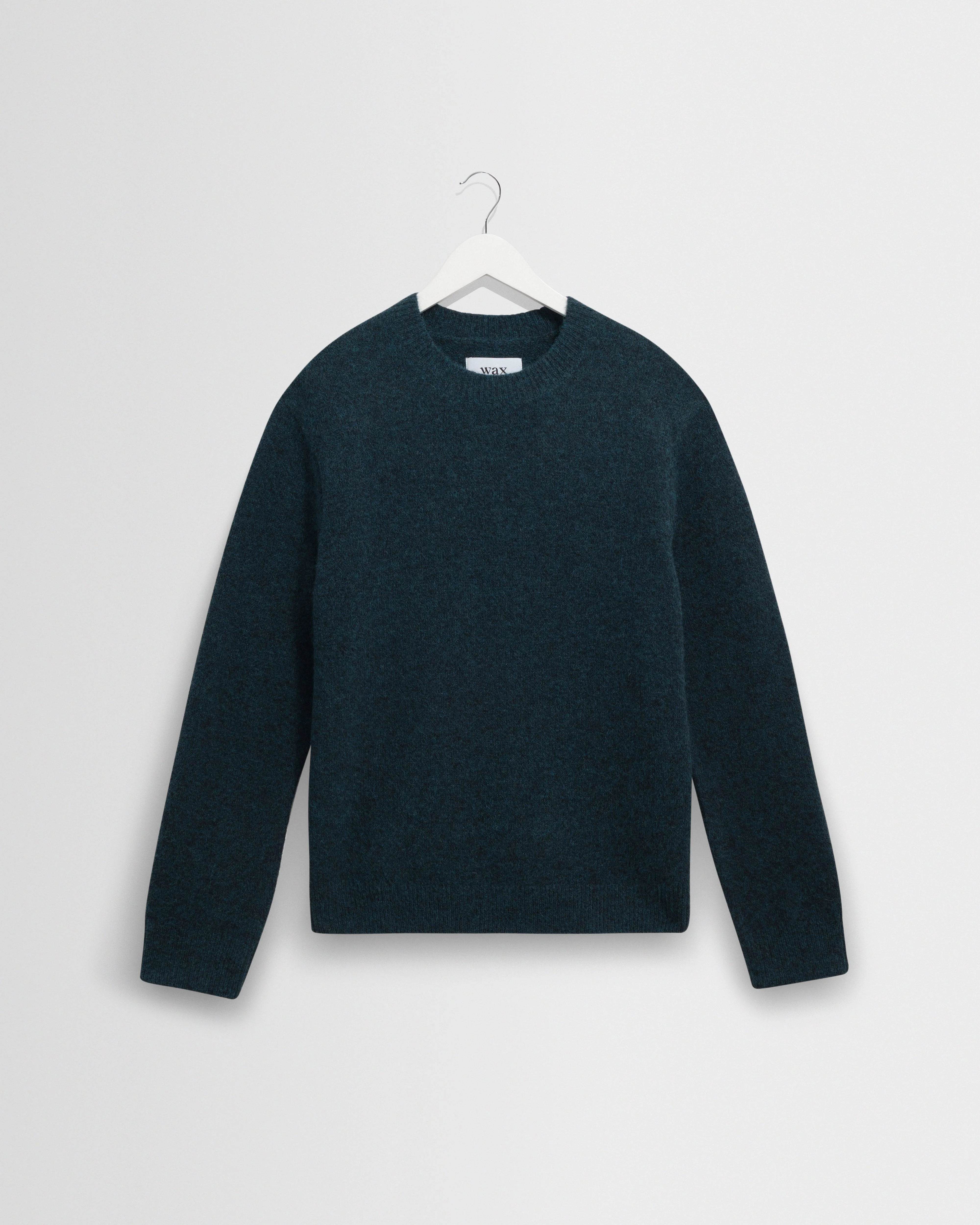 Wilde - Teal Fluffy Wool Crewneck - 1