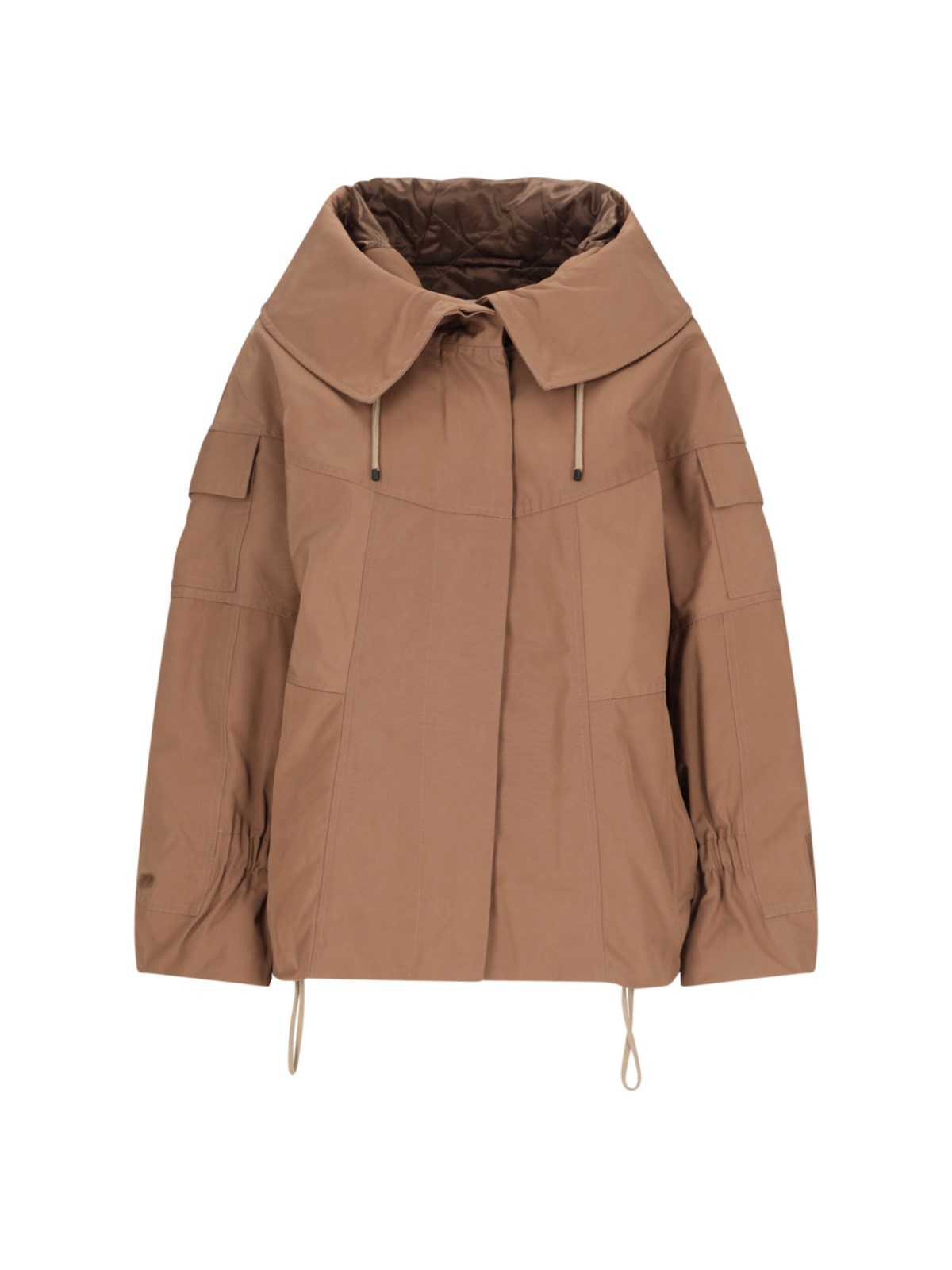 MAXI TECHNICAL HOODED JACKET - 1