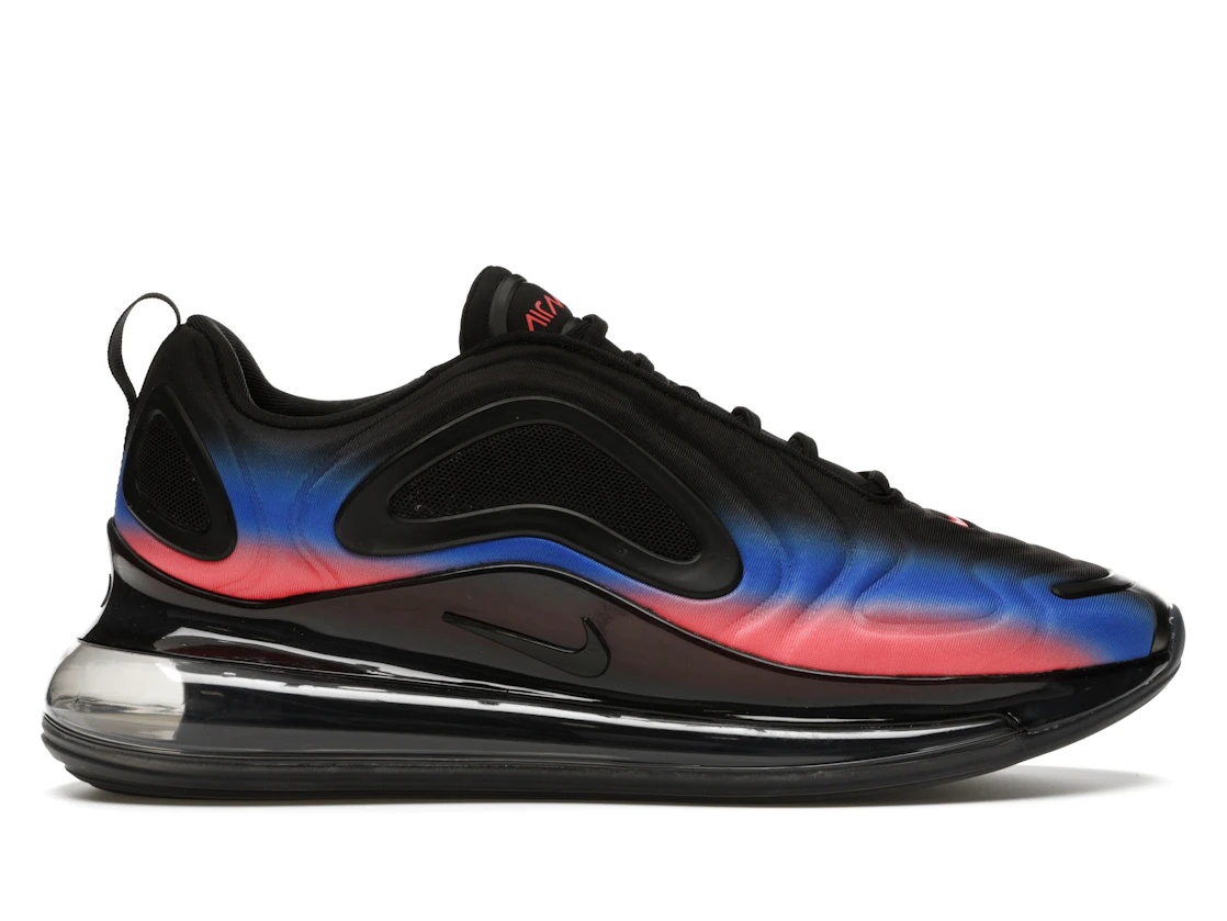 Nike Air Max 720 Black Flash Crimson Racer Blue - 1