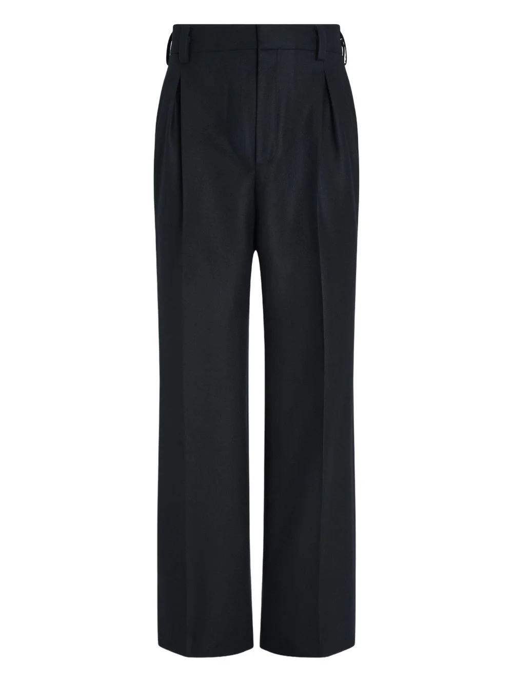 pleated wool trousers - 1