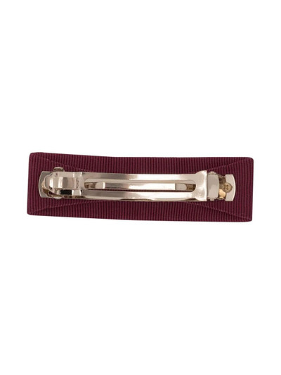 Salvatore Ferragamo engraved-logo hair clip outlook